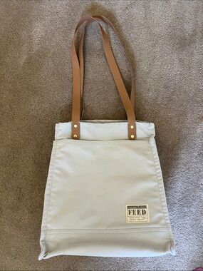 FEED Canvas Market Tote Glacial Gray - (From Cause Box)